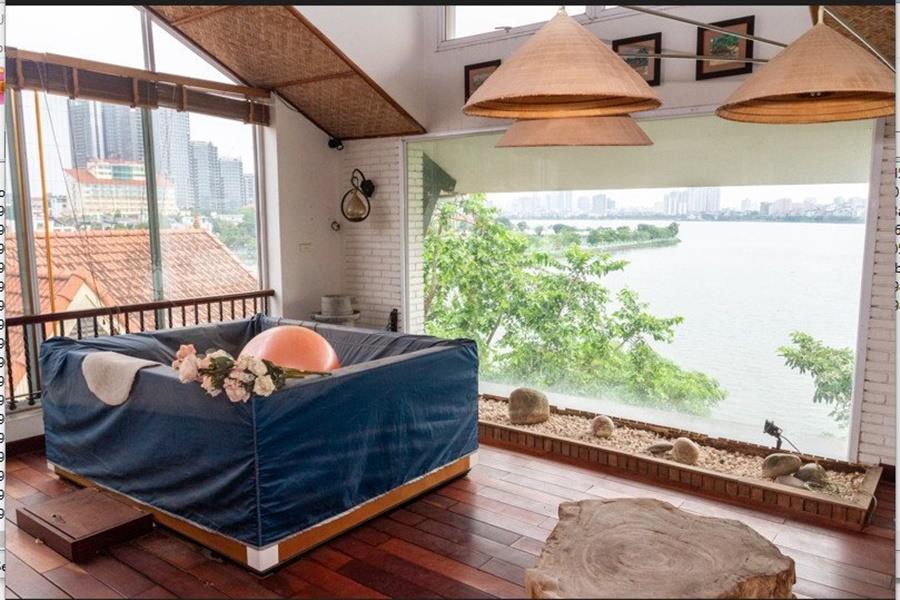 Beautiful 3-bedroom house with lake view on To Ngoc Van, full option