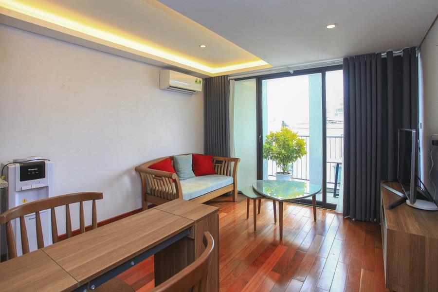 Westlake view 1-bedroom apartment on Vu Mien street. balcony