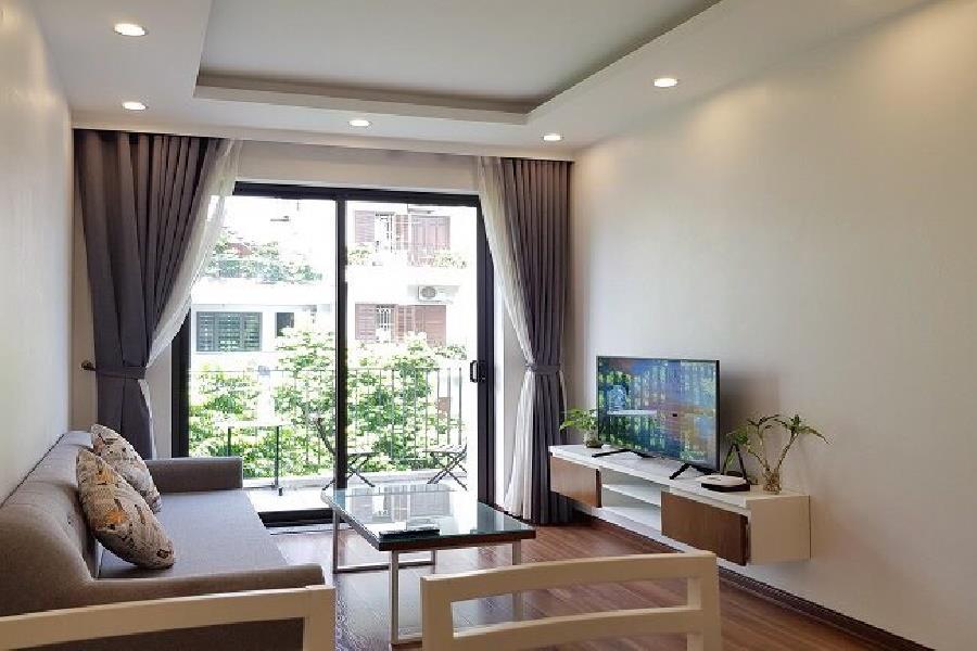 City view 01 bedroom serviced apartment on Tu Lien Rd, Tay Ho dist, balcony