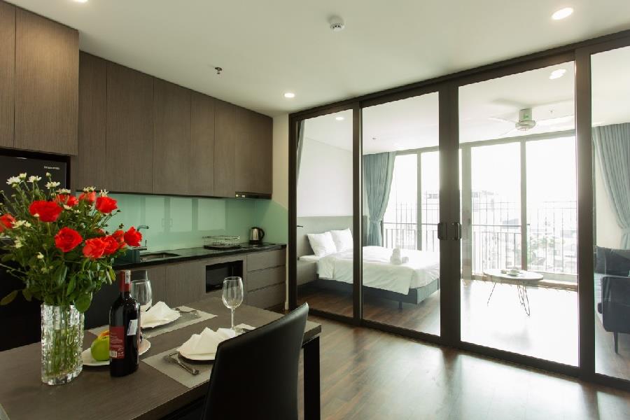 Nice one bedroom apartment for rent in Doi Can, Ba Dinh, Ha Noi