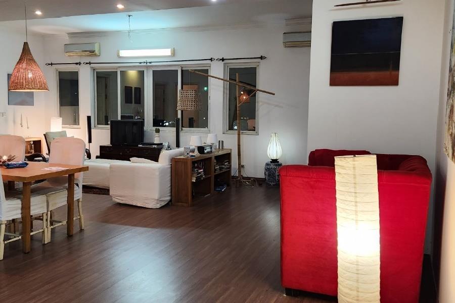 Fully furnished 4-bedroom apartment in E5 building - Ciputra for rent