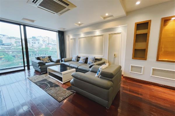 Spacious 03 bedroom apartment with lake view in Vu Mien street, Tay Ho.