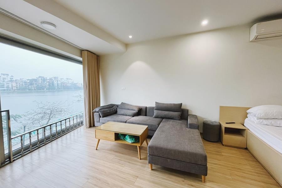 Modern & Lake view 1 bedroom apartment for rent in Quang An Tay Ho