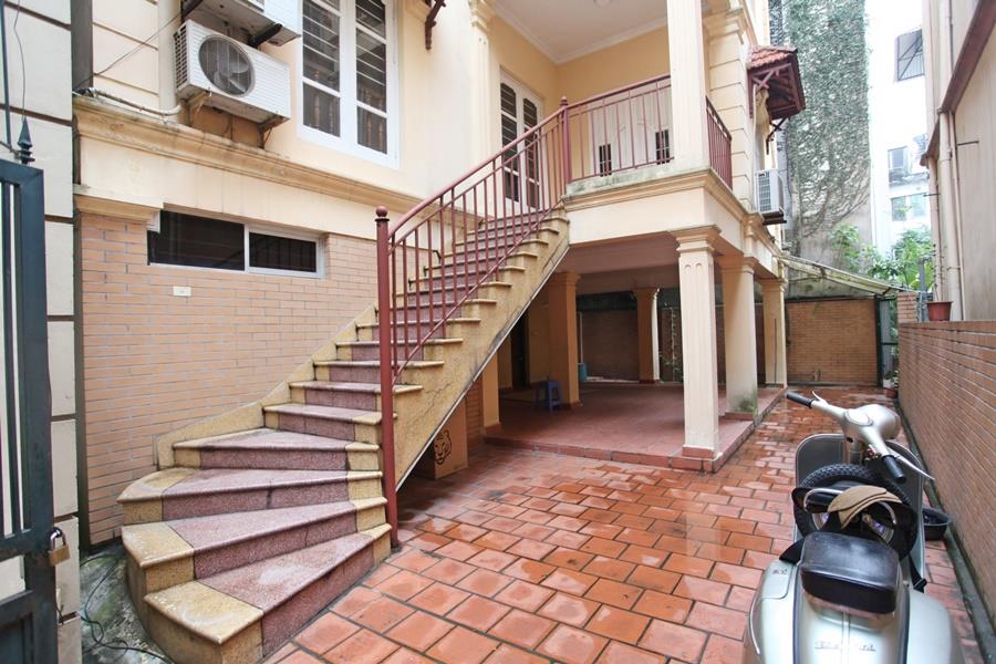 Front yard & Elegant 4 bedroom house in the heart of Tay Ho