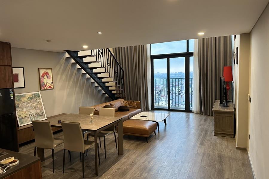 PentStudio Tay Ho: Modern style 01 bedroom duplex apartment on high floor for rent
