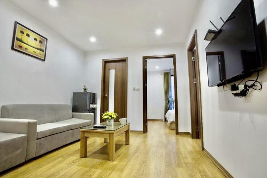 Furnished 2 bedroom apartment for rent in Truc Bach area.