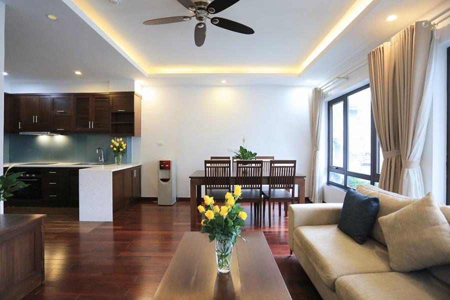 Furnished 2 bedroom apartment for rent with lots of natural light on Tay Ho street