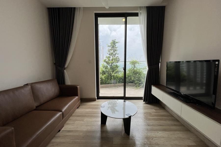 Ecopark Hung yen: Elegant 02 bedroom apartment for rent, nice balcony, close BUV school
