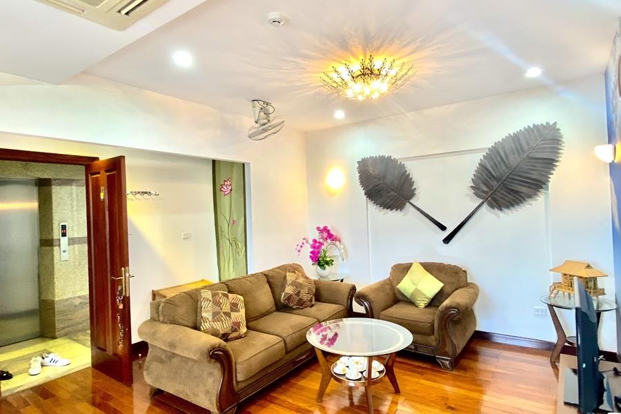 Nice designed apartment for rent on Trang Tien, Hoan Kiem, Hanoi, 2 bedrooms