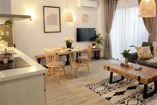 Splendid 01 bedroom apartment to lease at Dong Da district.