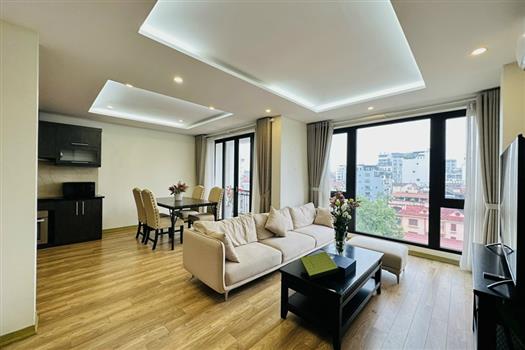 Bright & airy 3 bedroom apartment with open view in Tay Ho, balcony