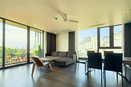 Modern style & furnished 3 bedroom apartment for rent in the heart of Tay Ho