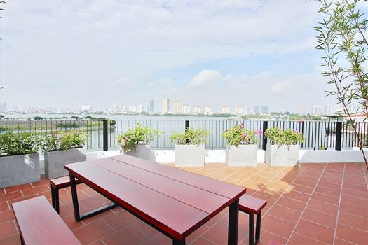 Modern 2 bedroom apartment with lakeview, big balcony in Tay Ho.