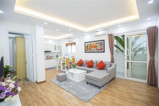 Bright & modern 2 bedroom apartment for rent in Dao Tan