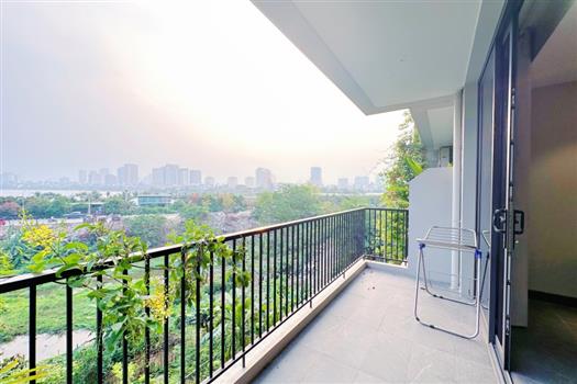 Peaceful Garden and West Lake View 2Bedrooms Apartment In Xuan Dieu, Tay Ho