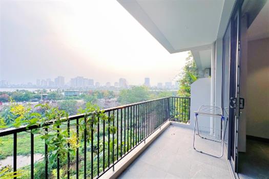 Peaceful Garden and West Lake View 2Bedrooms Apartment In Xuan Dieu, Tay Ho