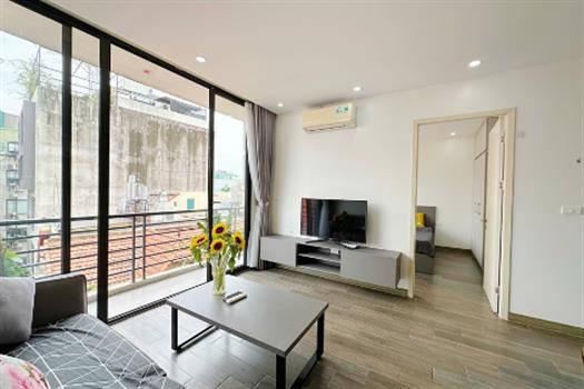 Elegant one bedroom apartment with large balcony in Tay Ho