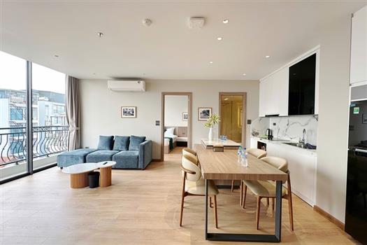 For rent: 2 bedroom apartment with airy balcony  in Tay Ho