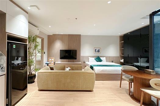 Japanese style studio apartment for rent in Tay Ho