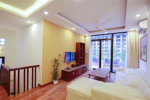 Luxurious duplex 3 bedroom apartment with city view rooftop in Tay Ho