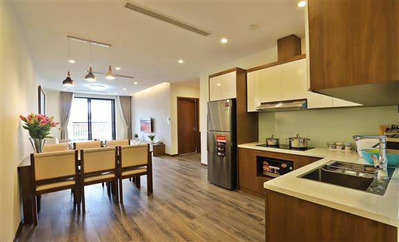 Serene and Airy 2 bedroom apartment with city view and GYM in Tay Ho