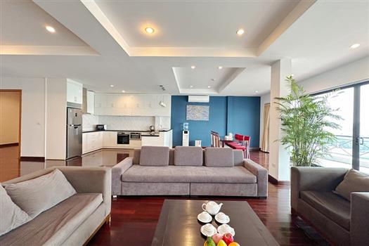 Spacious lake view 3 bedroom apartment with large balcony  in Tay Ho