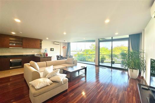 Lake view 2 bedroom apartment with airy balcony in Tay Ho