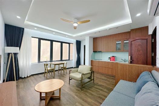 Airy one bedroom apartment with Fitness area on rooftop in Ba Dinh