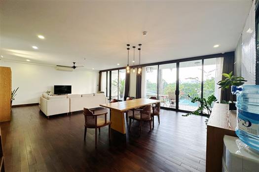 Modern and spacious 4 bedroom apartment with large balcony in Tay Ho