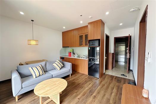 Airy one bedroom apartment with versatile rooftop in Ba Dinh