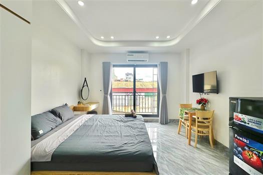 Affordable studio apartment with natural light in Tay Ho