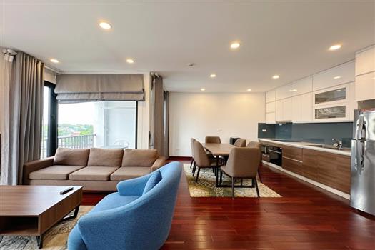 Airy city view two bedroom apartment with modern furnished in Tay Ho