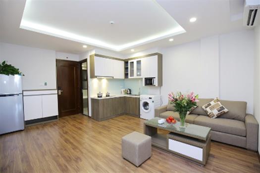 Bright and Modern one bedroom apartment for rent in Ba Dinh