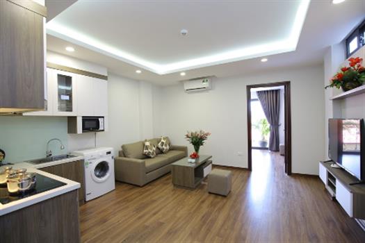 Bright and Modern one bedroom apartment for rent in Ba Dinh