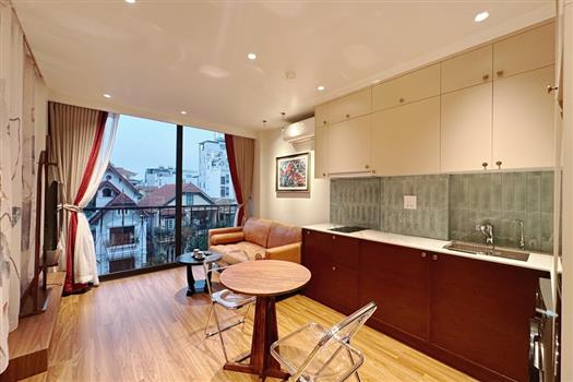 Japanese style studio apartment with nature light in Tay Ho