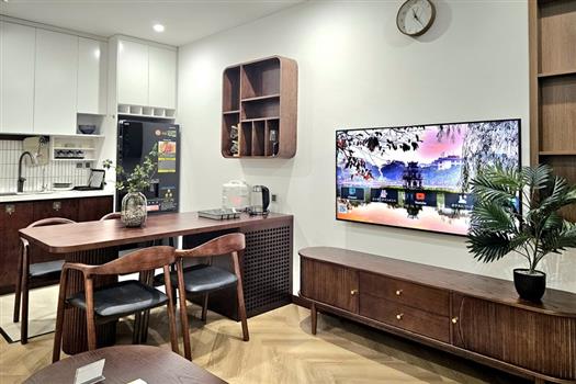 Cozy Japanese style 2 bedroom apartment with for rent in Ba Dinh
