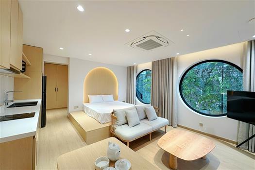 Paranomic Lake view apartment with stylish interior for rent in Tay Ho