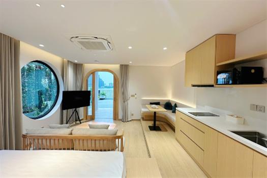 Paranomic Lake view apartment with stylish interior for rent in Tay Ho