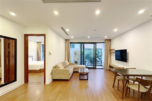 Modern 2 bedroom apartment fully furnished, large balcony for rent in Tay Ho