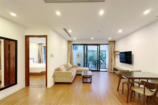 Modern 2 bedroom apartment fully furnished, large balcony for rent in Tay Ho