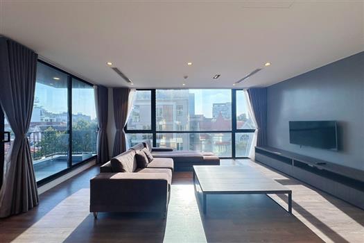 Modern open view 2 bedroom apartment fully furnished, large balcony in Tay Ho