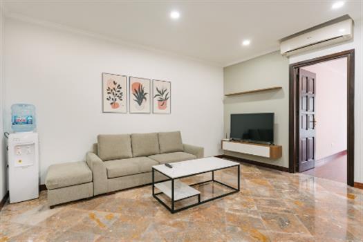 Serene one bedroom apartment fully furnished for rent in Ba Dinh