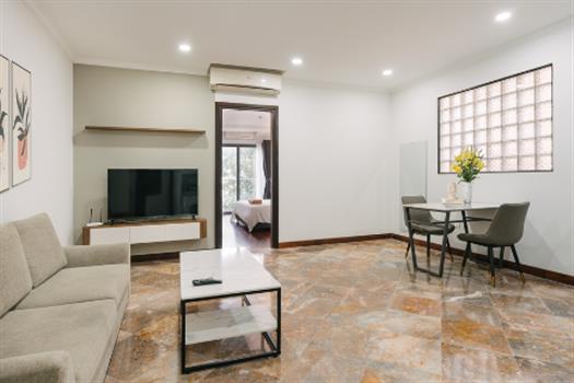Serene one bedroom apartment fully furnished for rent in Ba Dinh
