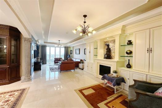 Luxurious classical style 3 bedroom apartment fully furnished for rent in Ciputra