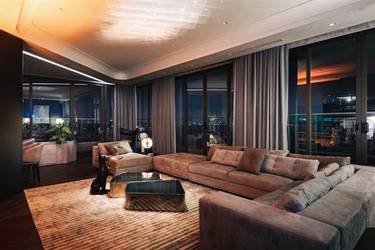 Luxury 2-bedroom duplex penthouse apartment in Tay Ho with West Lake views