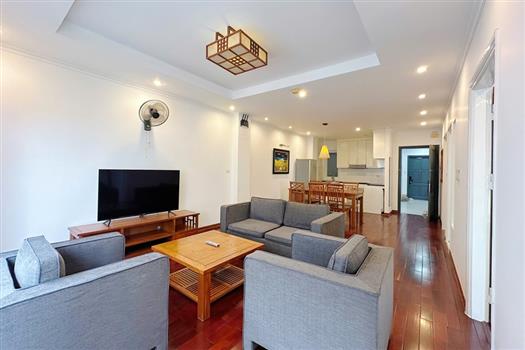 Spacious High Floor 2 Bedroom Apartment for Rent in a Quiet Alley on To Ngoc Van Street