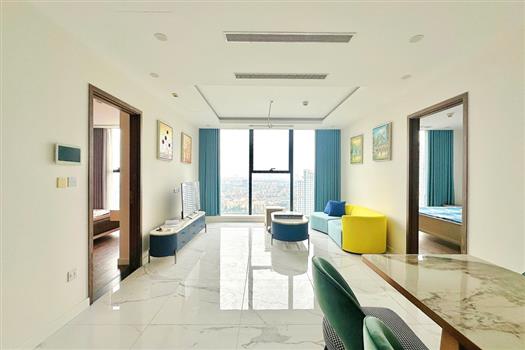Modern 3 bedroom apartment for rent in Sunshine City Ha Noi, high floor