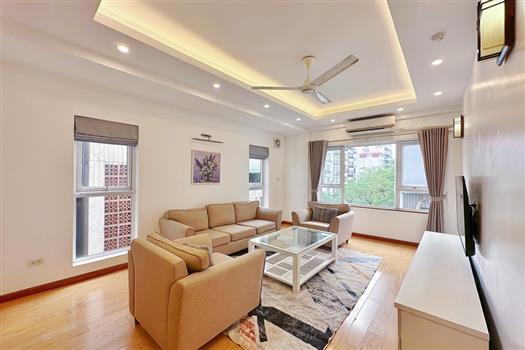 Bright apartment for rent in Trinh Cong Son, Tay Ho, 2 bedrooms.