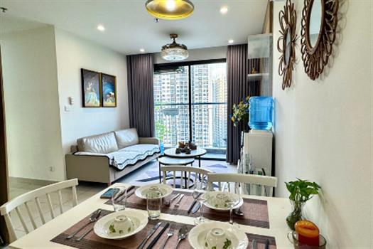 Elegant 3BR Apartment in Vinhomes Ocean Park, swimming pool view