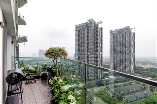 Luxury Duplex in SolForest Ecopark, 3 bedrooms, high-end furniture